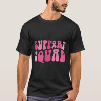 T-shirt Soutien Squad Sensibilisation au cancer du sein Ru