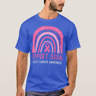 T-shirt Soutien Squad Sensibilisation au cancer du sein Ru