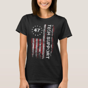 T-shirt Soutien technique Drapeau États-Unis Maison Blanch