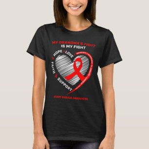 T-shirt Soutien vestimentaire Grand-mère Médecine du coeur