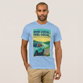 T-shirt Soutient l'effort local : Chaque vente aide (Devant entier)