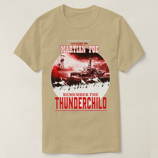 T-shirt Souvenez-vous de HMS Thunderchild inspiré par la g (Design devant)