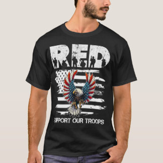 T-shirt Souvenez-vous de tous ceux qui ont été déployés So