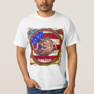 T-shirt Souvenez-vous des pompiers morts