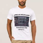 T-shirt Souvenir africain d'holocauste (Devant)