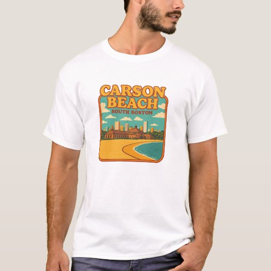 T-shirt Souvenir de Carson Beach (Devant)