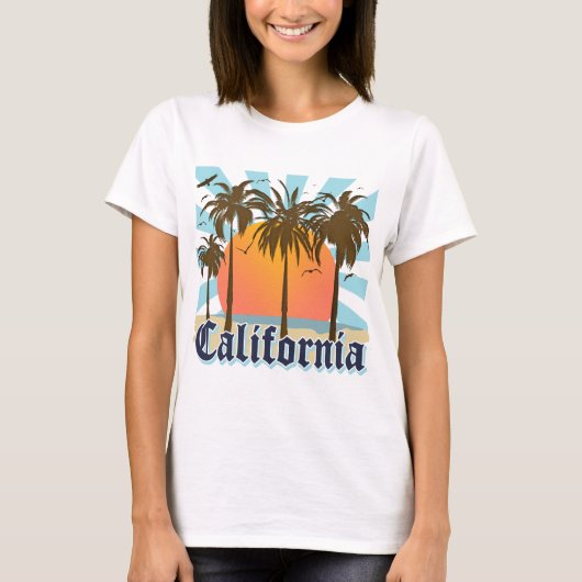 T-shirt Souvenir de cru de la Californie (Devant)