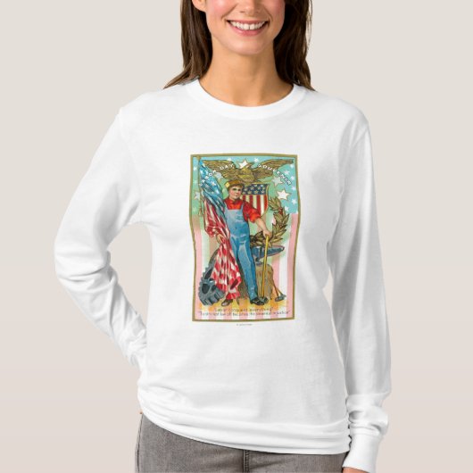 T-shirt Souvenir de Fête du travail (Devant)