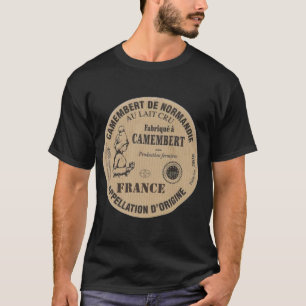 T-shirt Souvenir de France : Le camembert