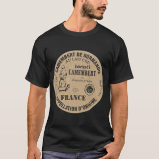 T-shirt Souvenir de France : Le camembert