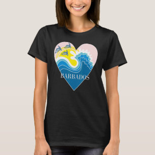 T-shirt souvenir de la Barbade pour les femmes