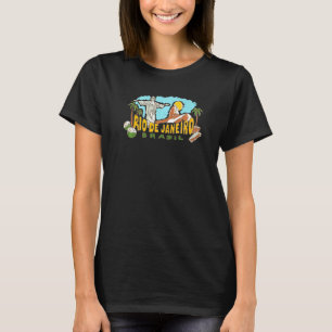 T-shirt Souvenir de la ville de Rio de Janeiro Brésil pour