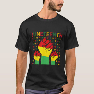 T-shirt Souvenir de mes ancêtres Noir Africain-Américain J