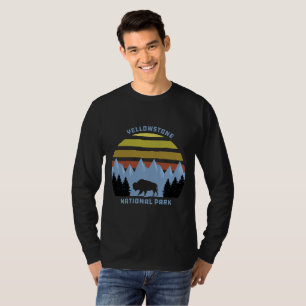 T-shirt Souvenir de montagne du parc national de Yellowsto