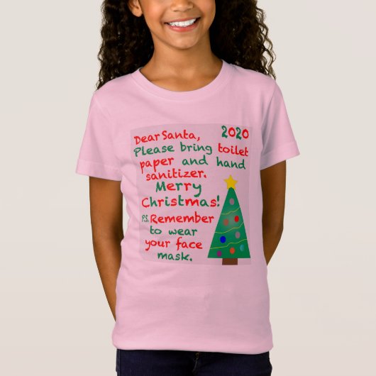 T-Shirt Souvenir de Noël 2020 (Devant)