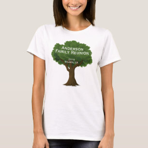 T-shirt Souvenir de réunion en famille personnalisée
