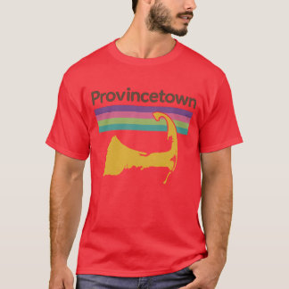 T-shirt Souvenir de style les années 70 rétro Provincetown