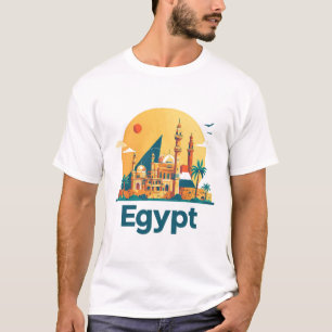 T-shirt Souvenir de voyage en Égypte pour les explorateurs
