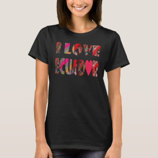 T-shirt Souvenir d'Équateur pour hommes femmes