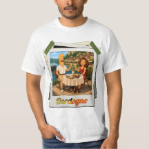 T-shirt Souvenir Dordogne - Reisgeschenk Frankrijk