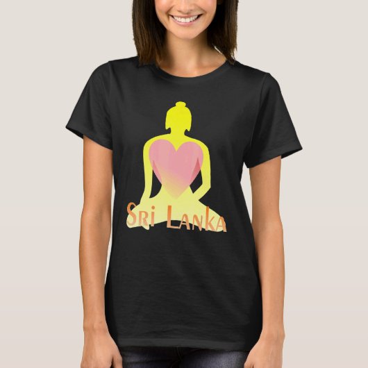 T-shirt Souvenir du Sri Lanka pour les femmes (Devant)
