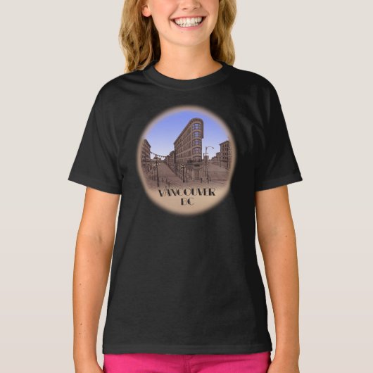 T-shirt souvenir enfant Vancouver Tee - shirt biol (Devant)