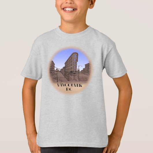 T-shirt souvenir enfant Vancouver Tee - shirt biol (Devant)