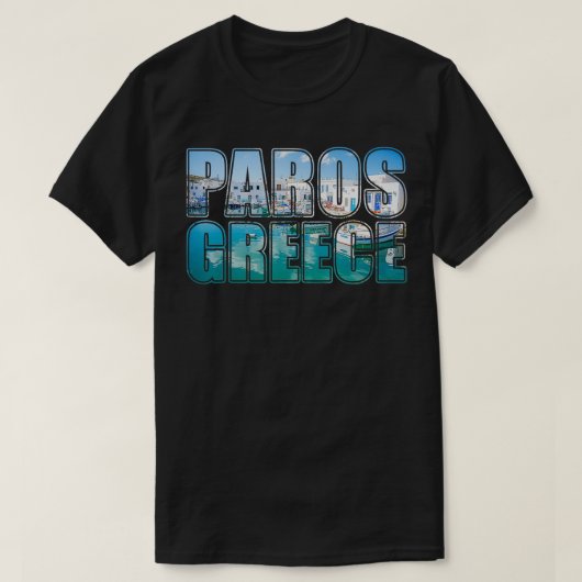 T-shirt Souvenir Paros Grèce (Design devant)