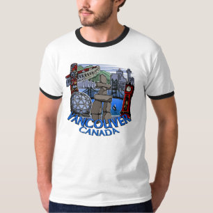 T-shirt souvenir pour hommes de Vancouver T-shirts