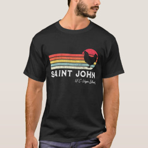 T-shirt Souvenir Saint John Retro Chicken