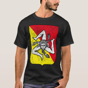 T-shirt Souvenir sicilien Italie 2022 Hommes Femmes Enfant