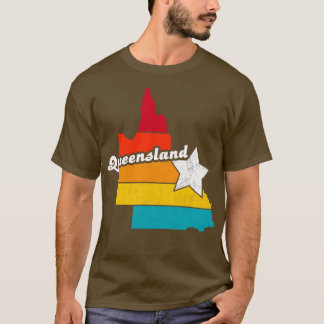 T-shirt Souvenir Vintage du Queensland