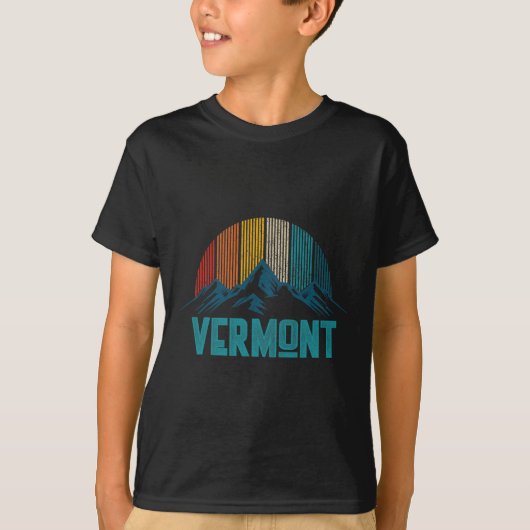 T-shirt Souvenir Vintage du Vermont (Devant)