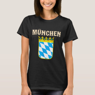 T-shirt Souvenir vintage munich munchen avec armoiries de
