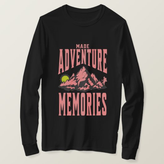 T-shirt Souvenirs d'aventure Bébé  (Design devant)