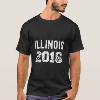 T-shirt Souvenirs de touristes de l'État de l'Illinois 201