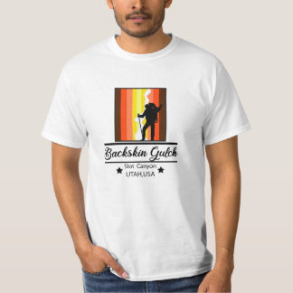 T-shirt Souvenirs d'emballage de Randonnée de goulet de Bu