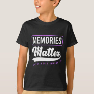 T-shirt Souvenirs importants Alzheimer Supporter Alzheimer