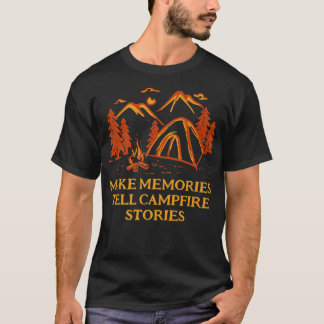 T-shirt Souvenirs Raconter des histoires de feu de camp Ca