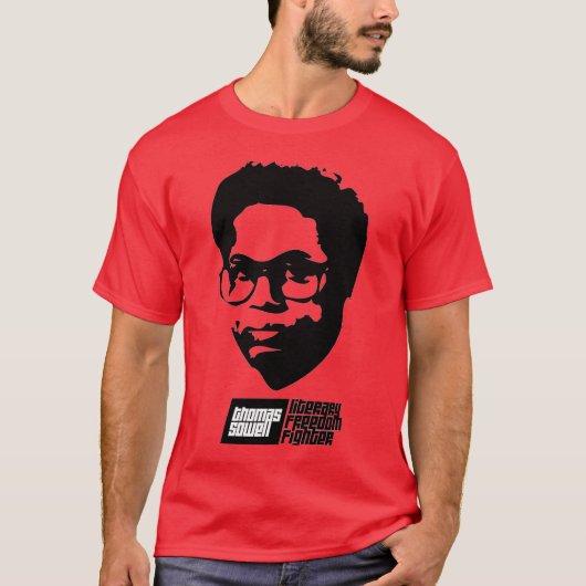 T-shirt Sowell : Lutte littéraire pour la liberté (Devant)