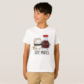 T-shirt Soy Mates Funny Soy Sauce Pun (Devant entier)
