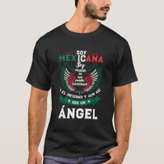 T-shirt Soy Mexicana Cadeaux Drôle Mexicain Dit Mexicain P