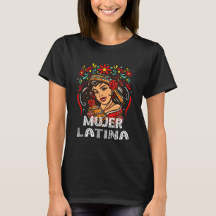 T-shirt Soy Mujer Latina, une femme latine forte