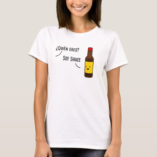 T-shirt Soy Sauce Spanish Pun (Devant)