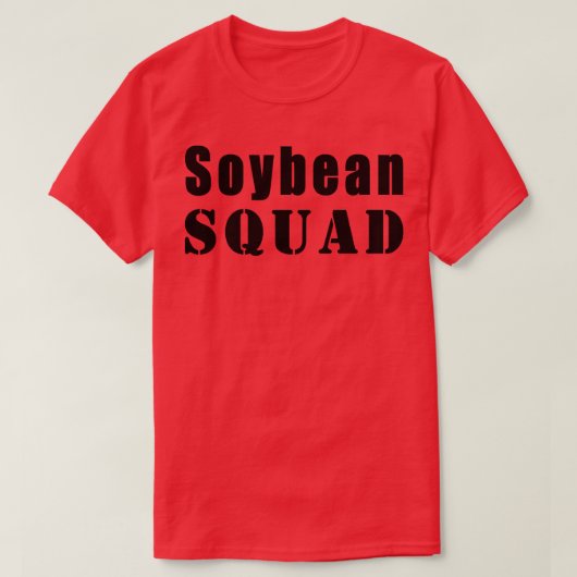 T-shirt Soybean Squad Farmer Funny Soybeans (2) (Design devant)