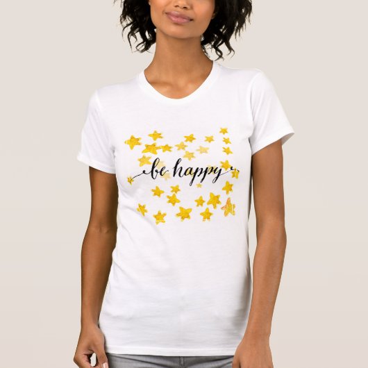 T-shirt Soyez 3 heureux (Devant)