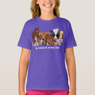 T-shirt Soyez aimable avec chaque sorte