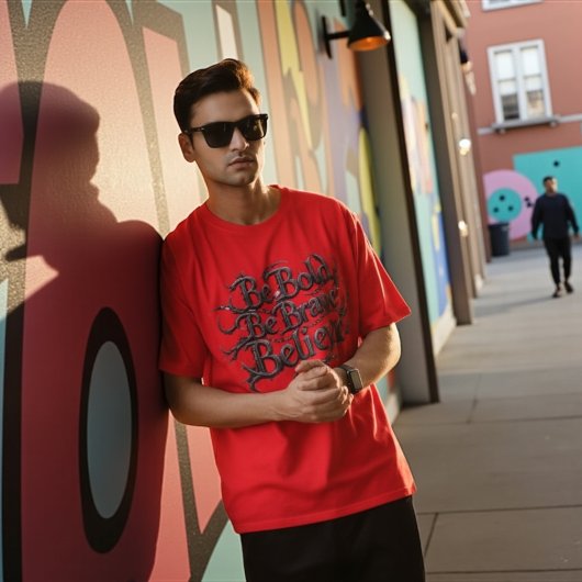 T-shirt Soyez Audacieux, Soyez Courageux, Croyez