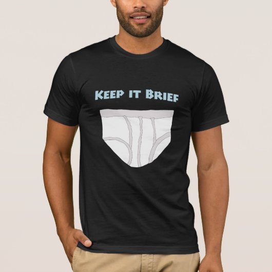 T-shirt Soyez bref (Devant)