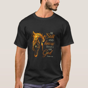 T-shirt Soyez Calmes Et Sachez Que Je Suis Dieu Psaume 461